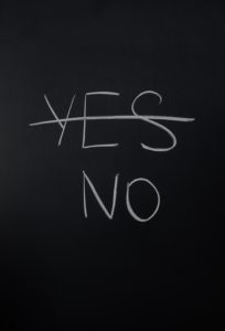 Do you have a hard time saying no?